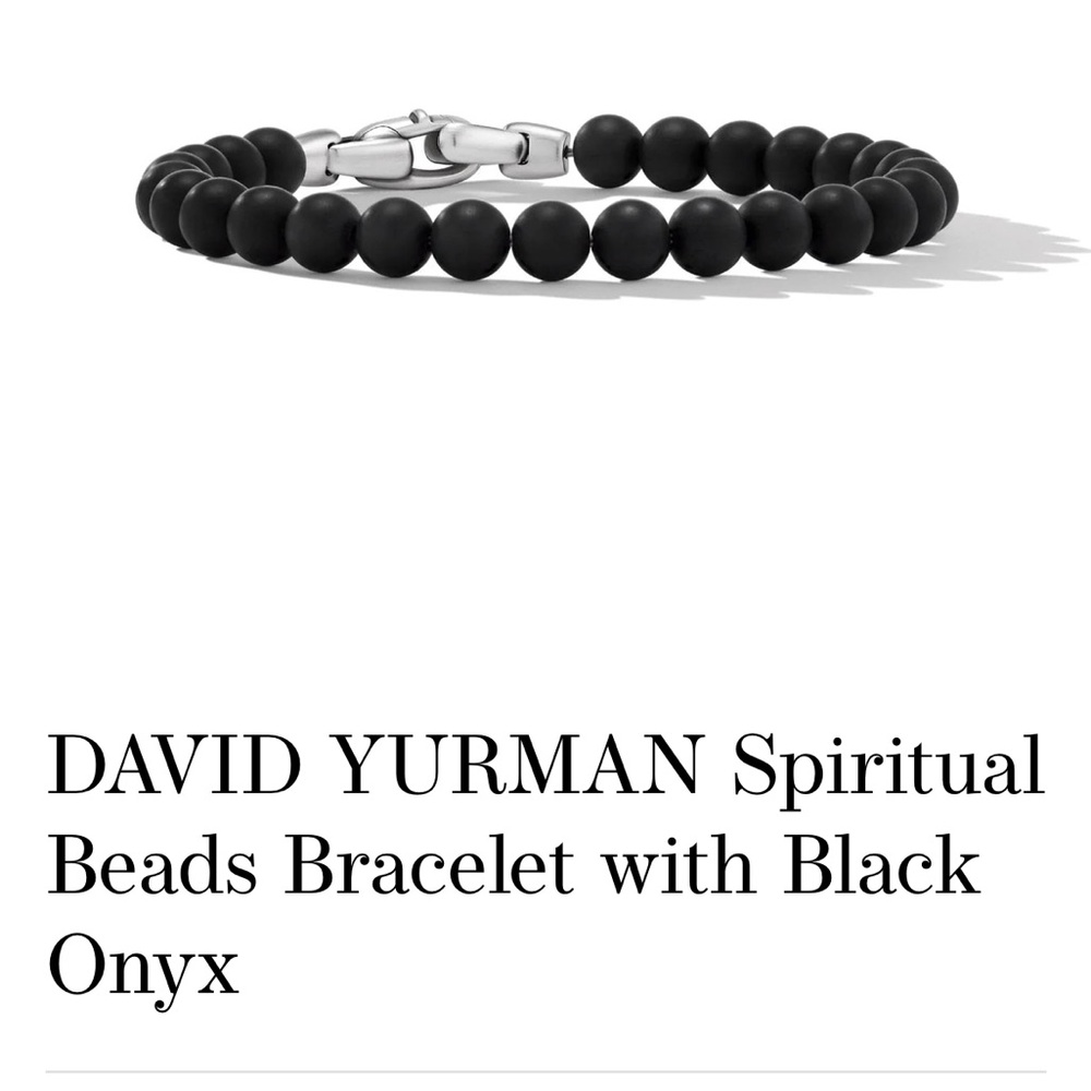 David Yurman Black Onyx Jewelry Bracelet
